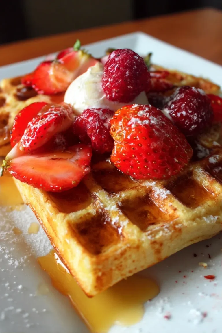 Almond Flour Waffles – High Protein Low Carb Breakfast