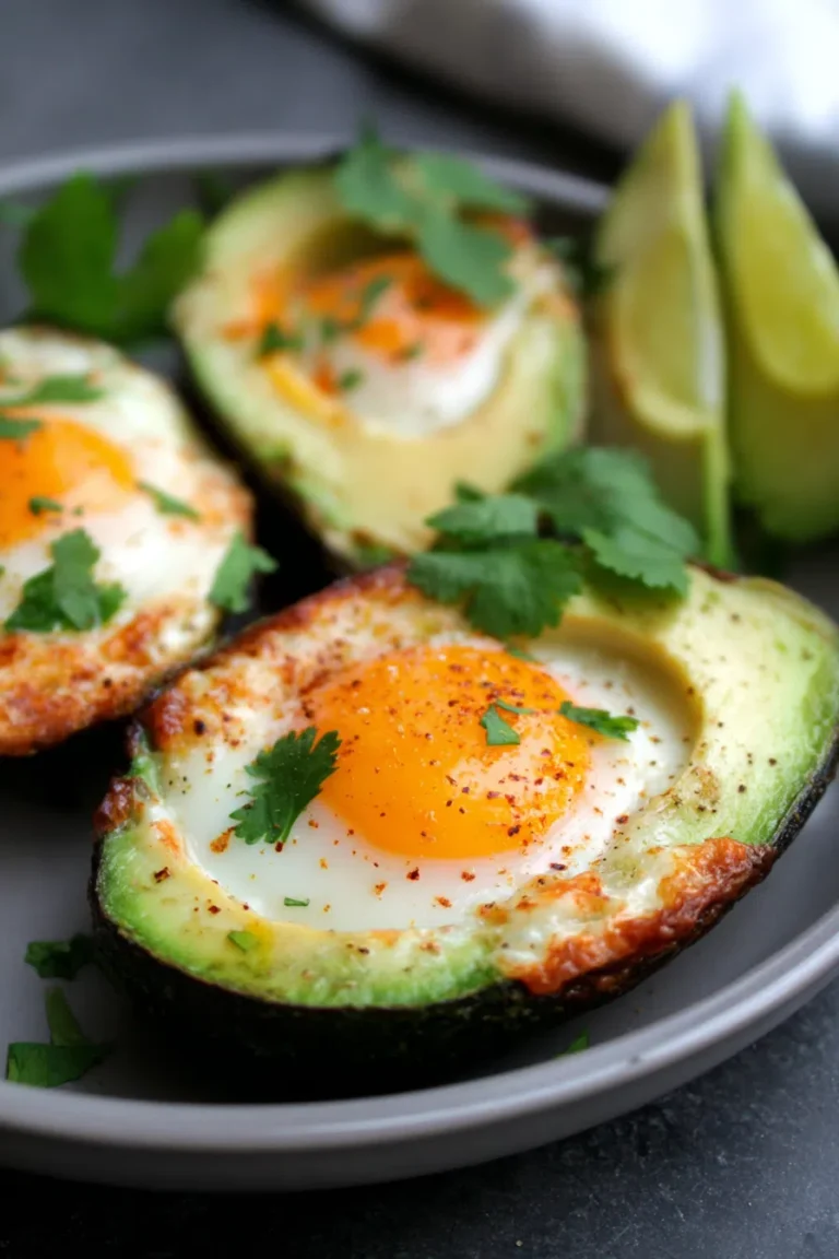 Avocado Baked Eggs – High Protein Low Carb Breakfast