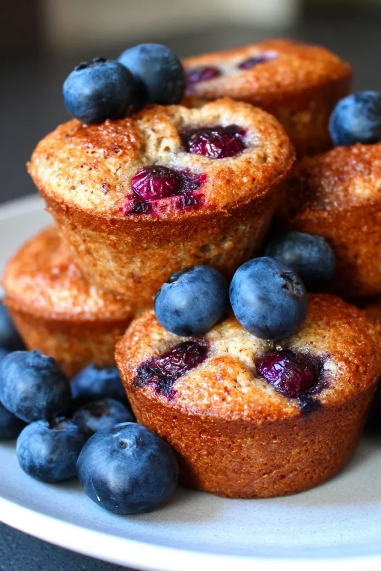 Blueberry Protein Muffins Batch Prep High Protein Snack
