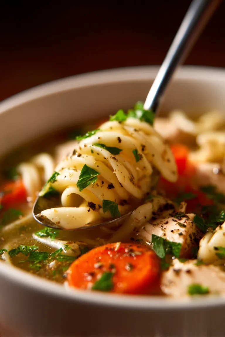 Classic Chicken Noodle Soup – High Protein Recipe