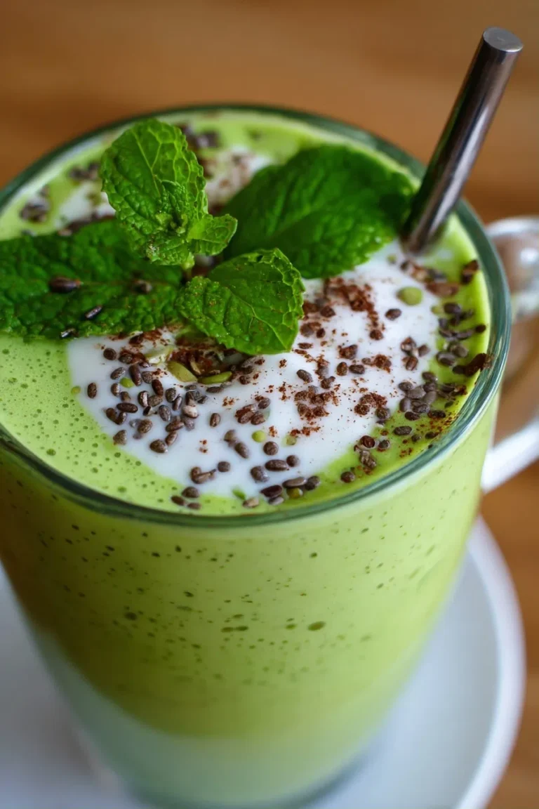 Collagen Green Smoothie High Protein Low Carb