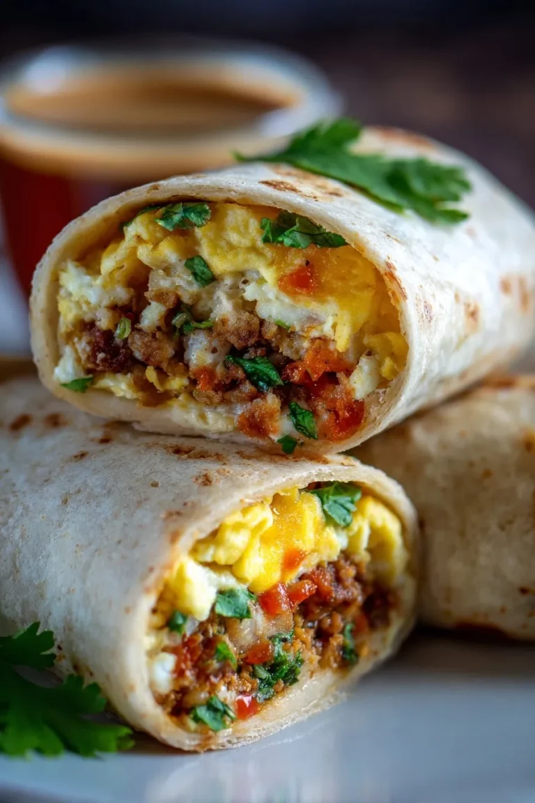 Freezer Breakfast Burritos High Protein Make Ahead