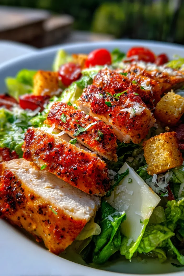 Grilled Chicken Caesar Salad – High Protein Recipe