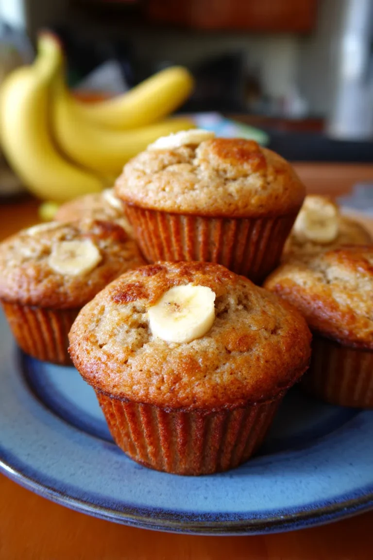 High Protein Banana Muffins (Kid-Friendly, Nut-Free) Recipe
