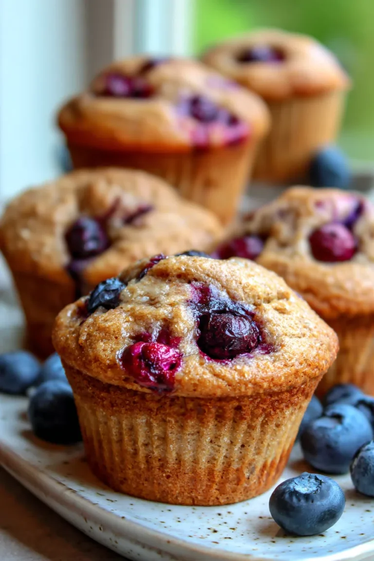 High Protein Blueberry Muffins (No Added Sugar) Recipe