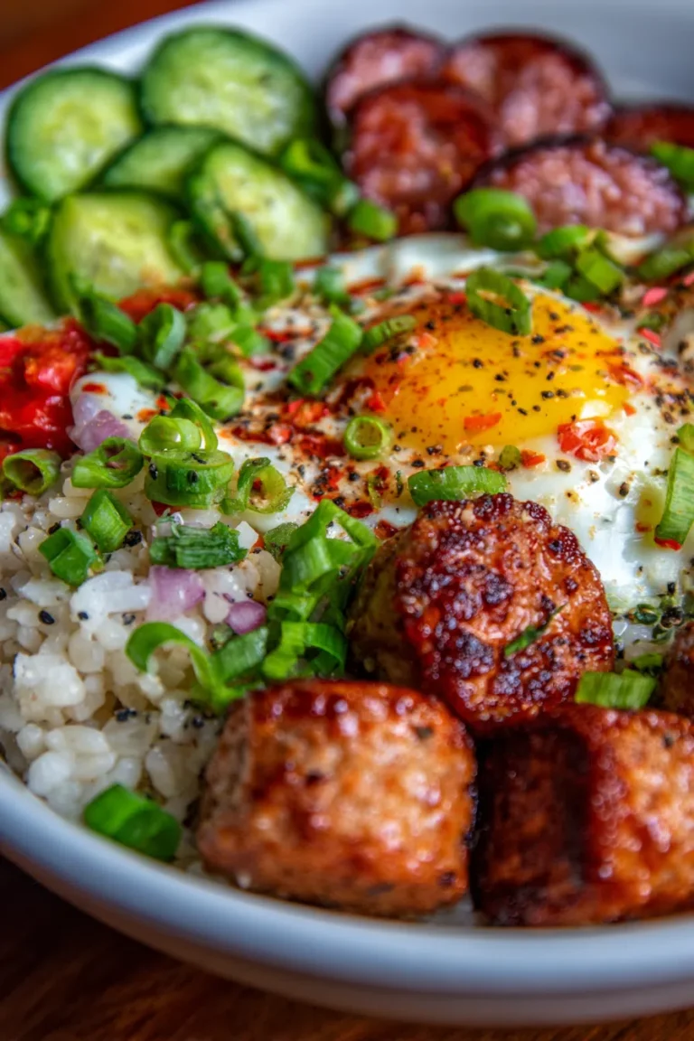High Protein Savory Breakfast Bowl (Low Carb) Recipe