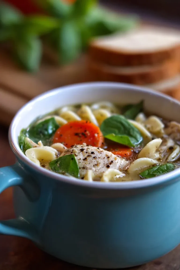 Homemade Chicken Noodle Soup – High Protein Recipe