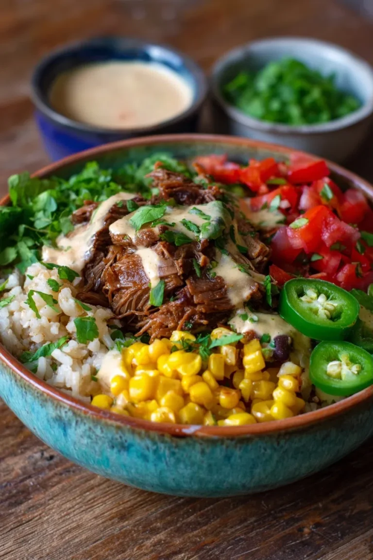 Instant Pot Beef Barbacoa Bowls Recipe