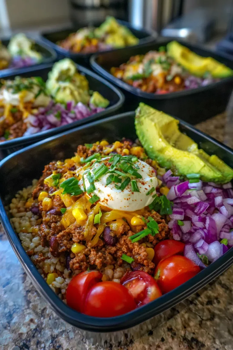 Lean Ground Beef Taco Skillet – High Protein Meal Prep
