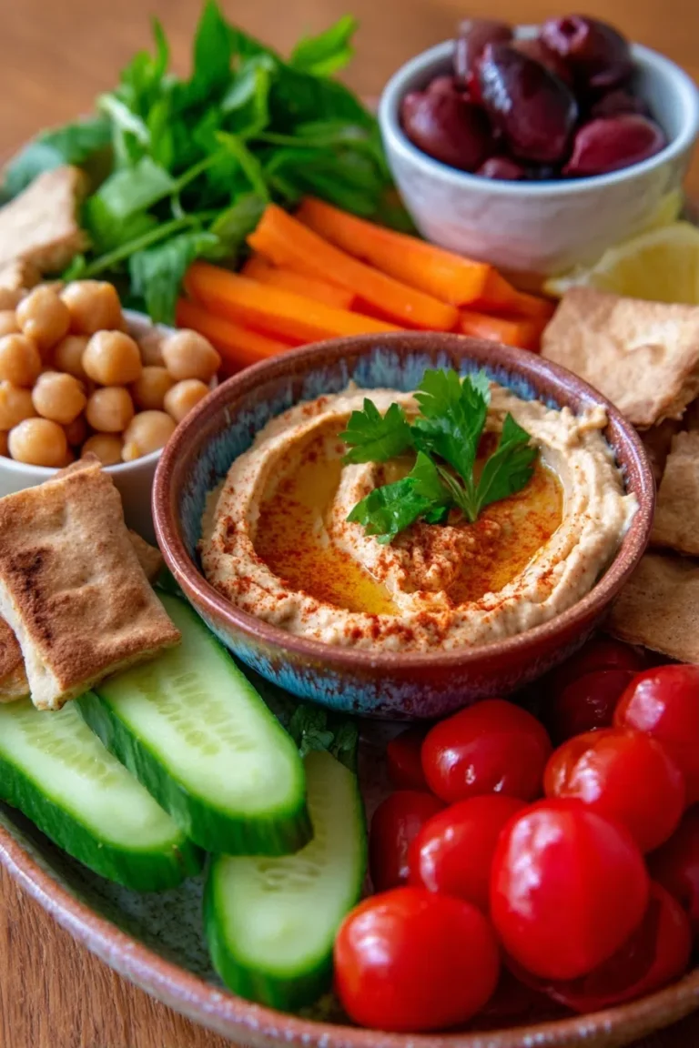Mediterranean Hummus Platter