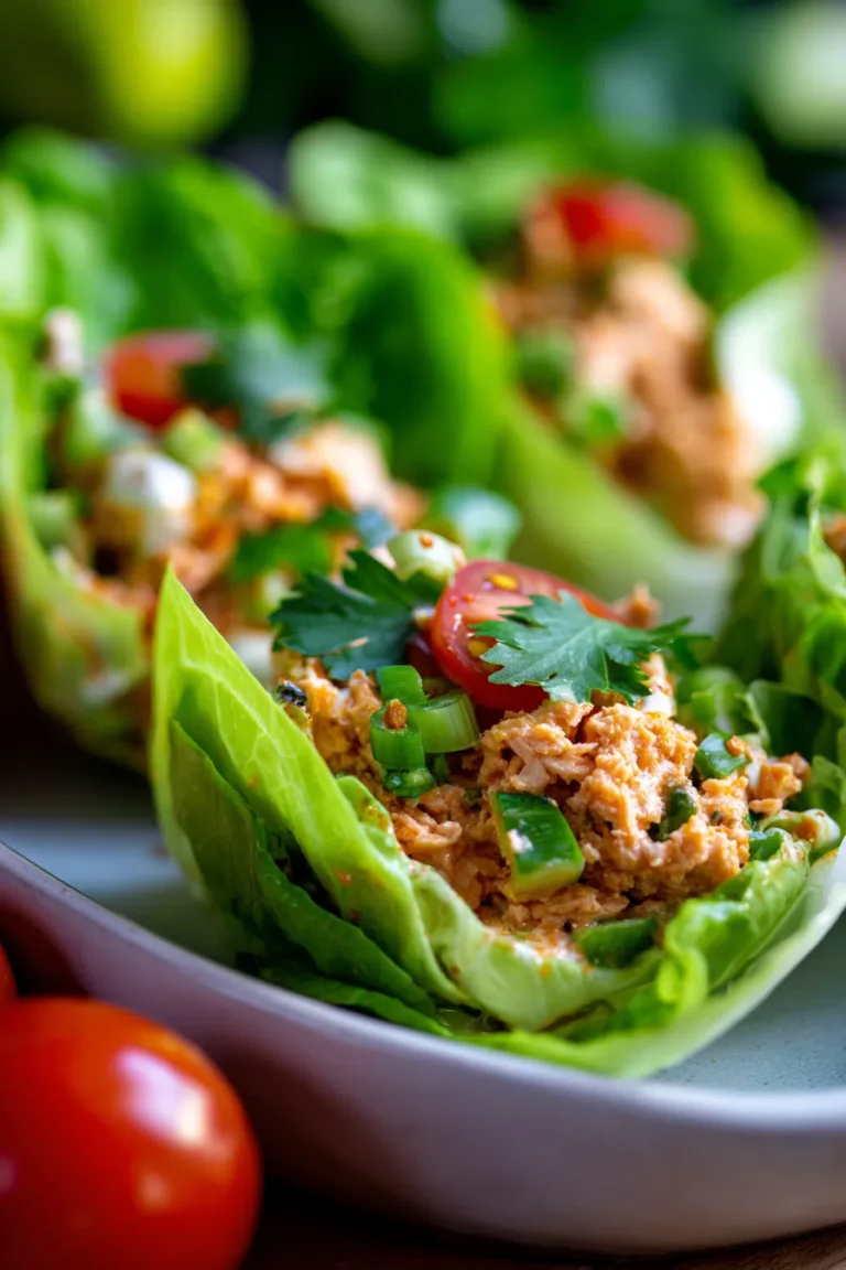 Spicy Tuna Lettuce Wraps – High Protein Lunches