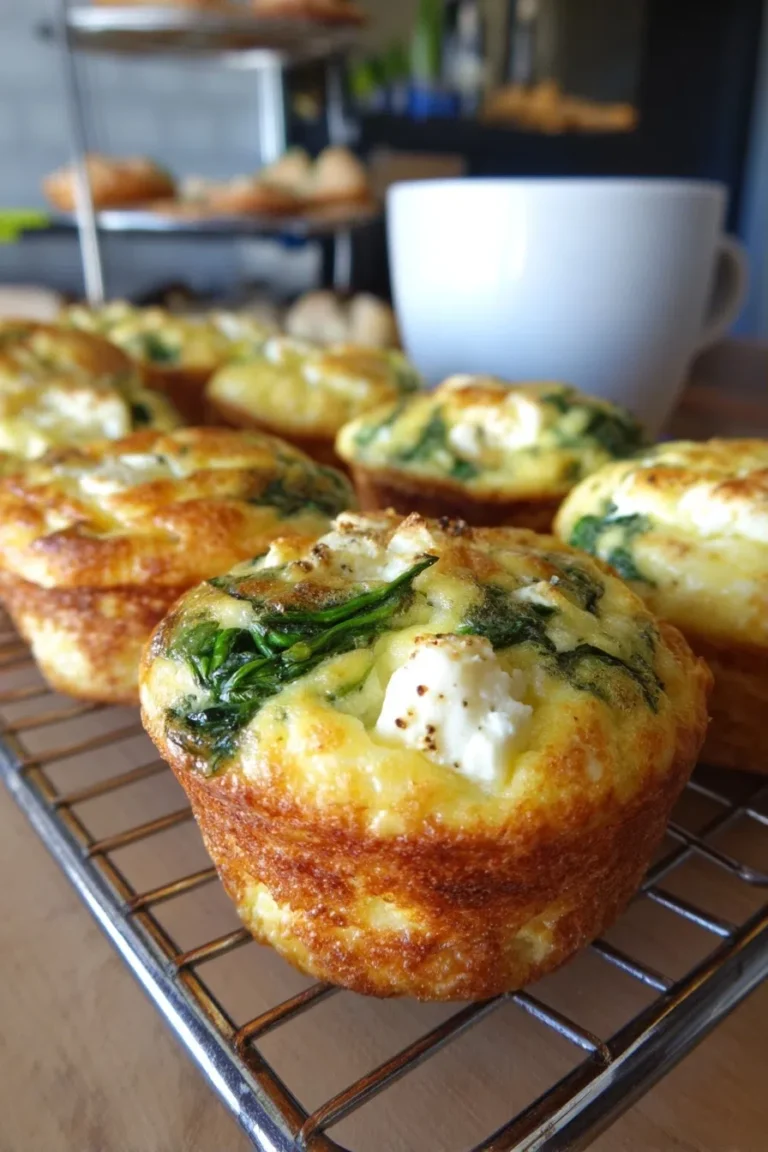 Spinach & Feta Egg Muffins – High Protein Low Carb Breakfast