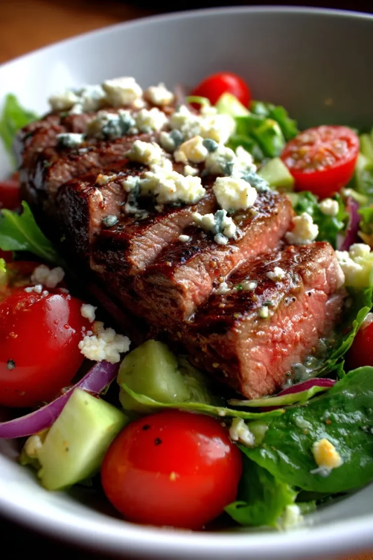 Steak & Blue Cheese Chopped Salad – High Protein