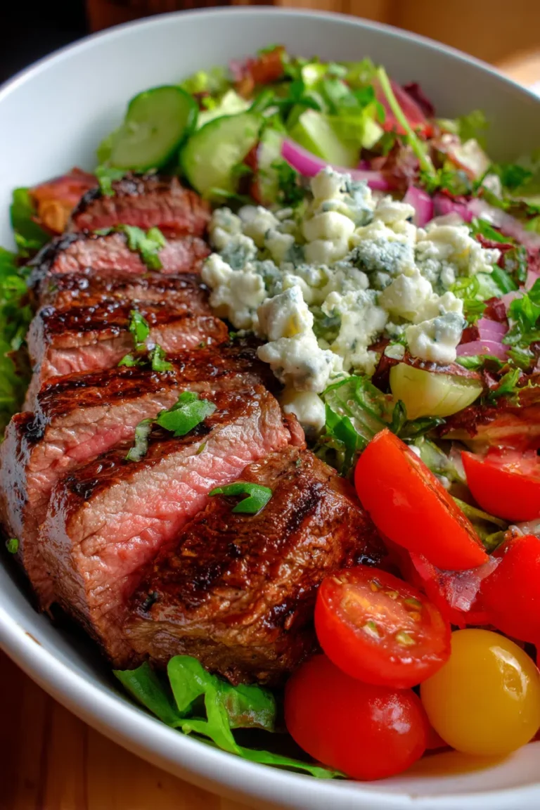 Steak & Blue Cheese Chopped Salad for Lunch