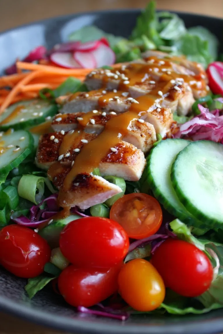 Asian Sesame Chicken Salad – High Protein