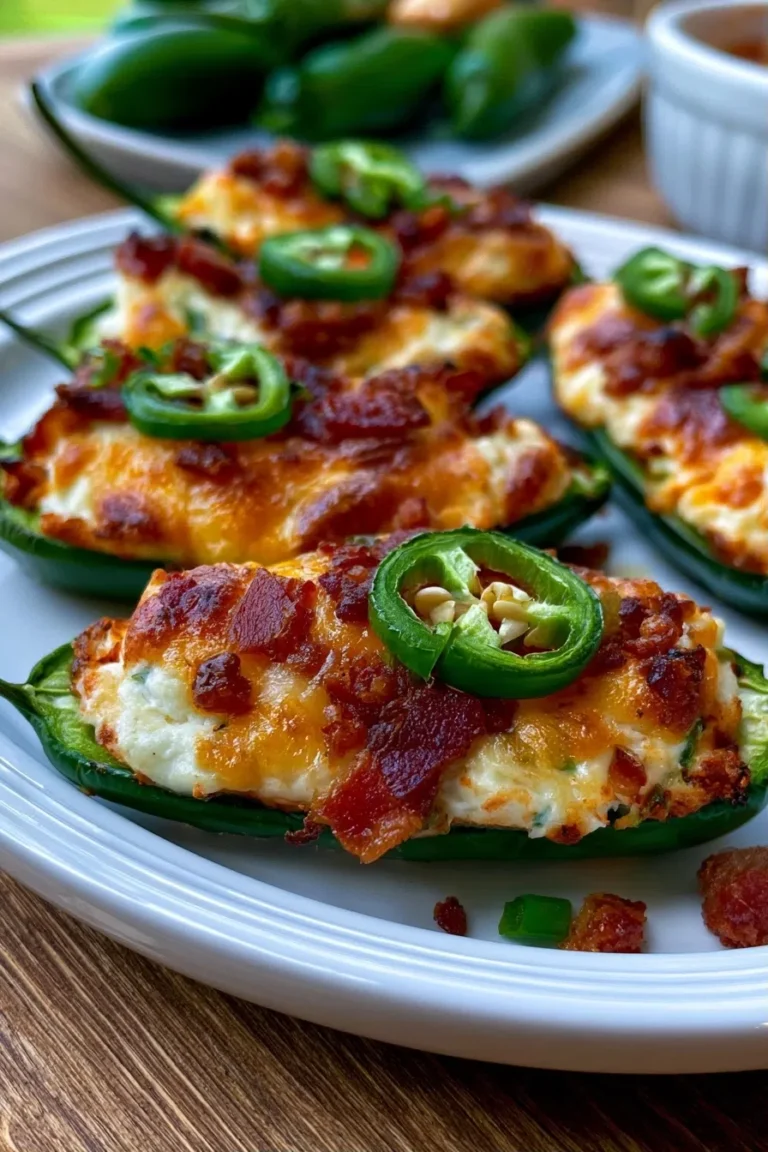 Baked Jalapeño Poppers Keto Snack