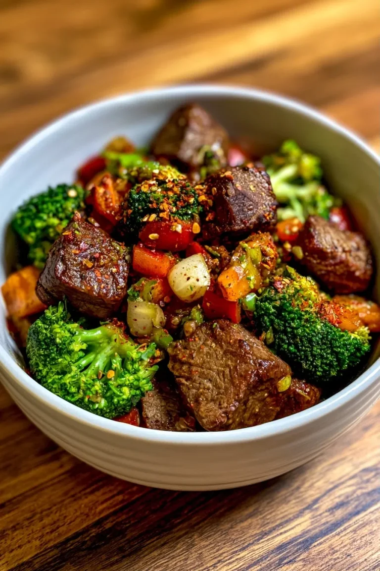 Beef & Broccoli Stir Fry High Protein Dinner
