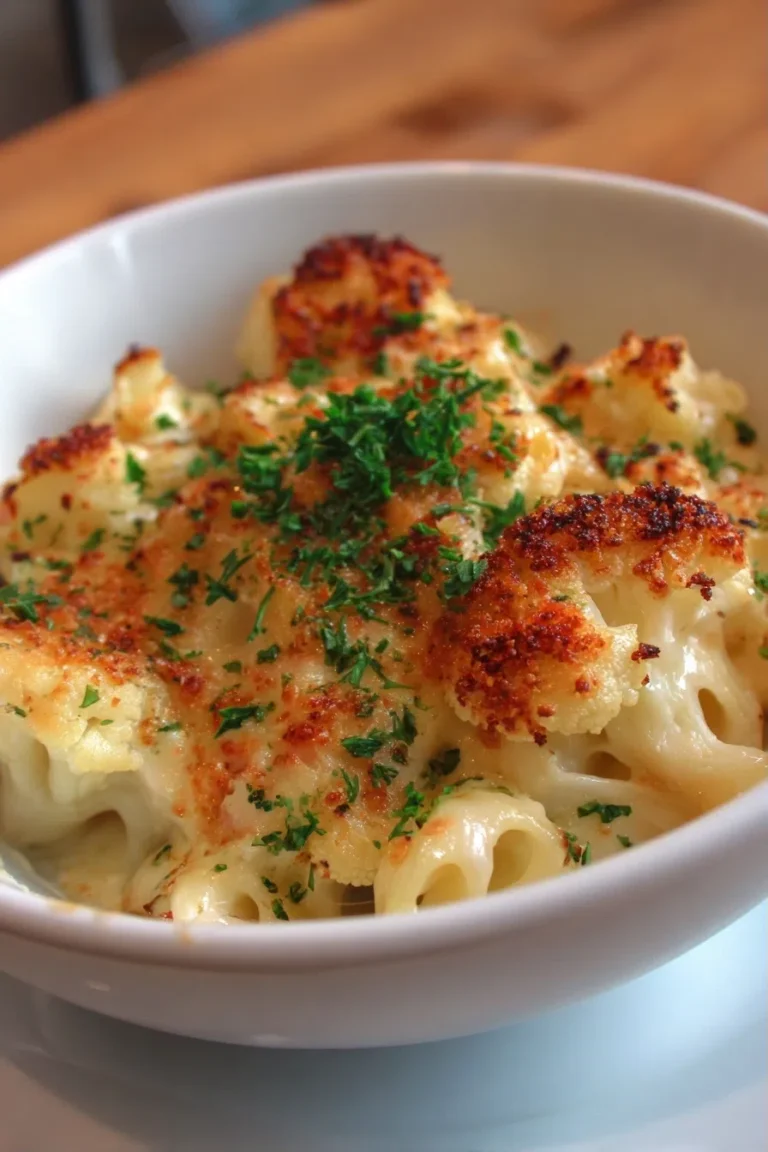 Cauliflower Mac & Cheese – High Protein Low Carb Side