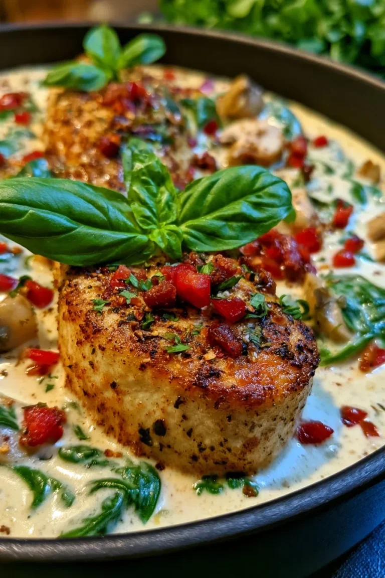 Chicken Florentine Creamy Spinach High Protein Low Carb