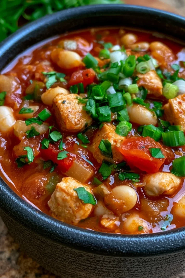Chicken & White Bean Chili – High Protein Soup