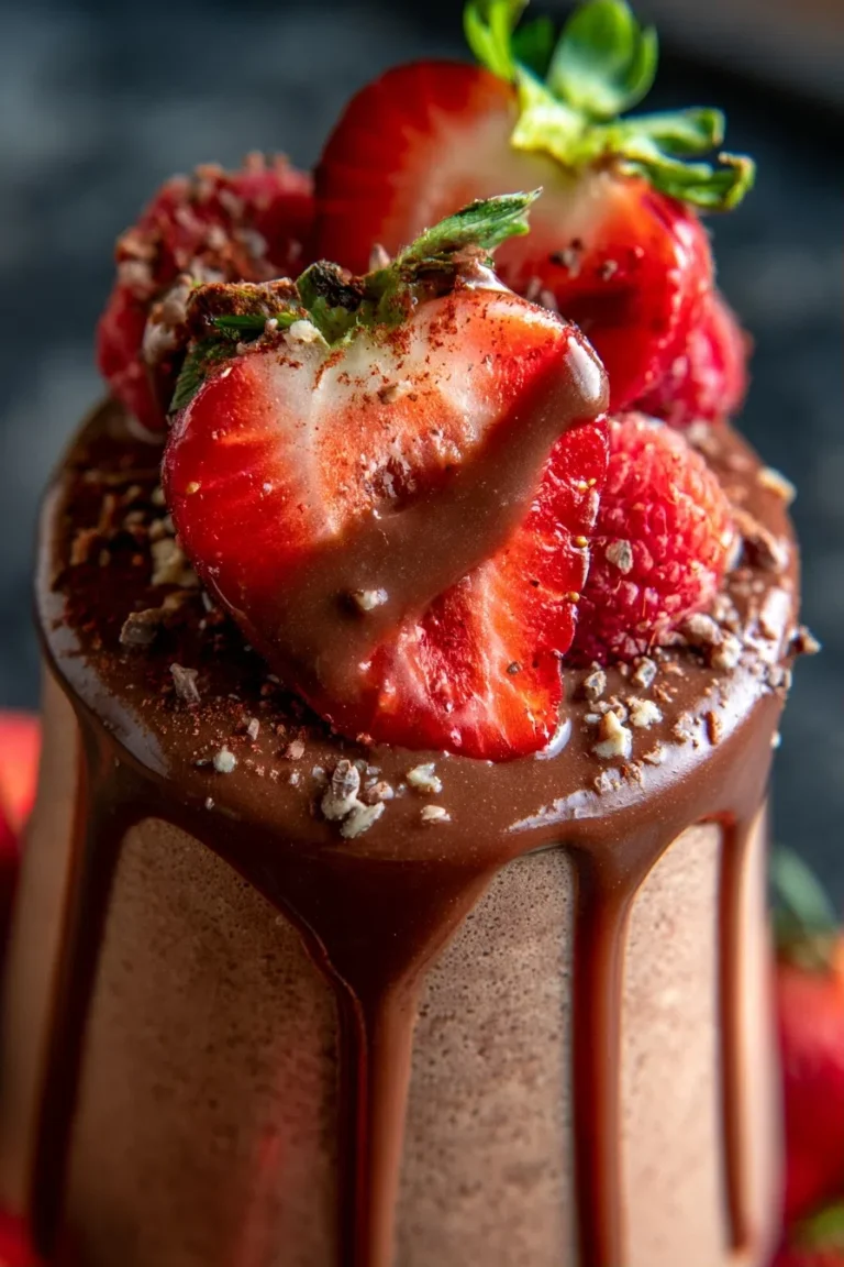 Chocolate Covered Strawberry Smoothie