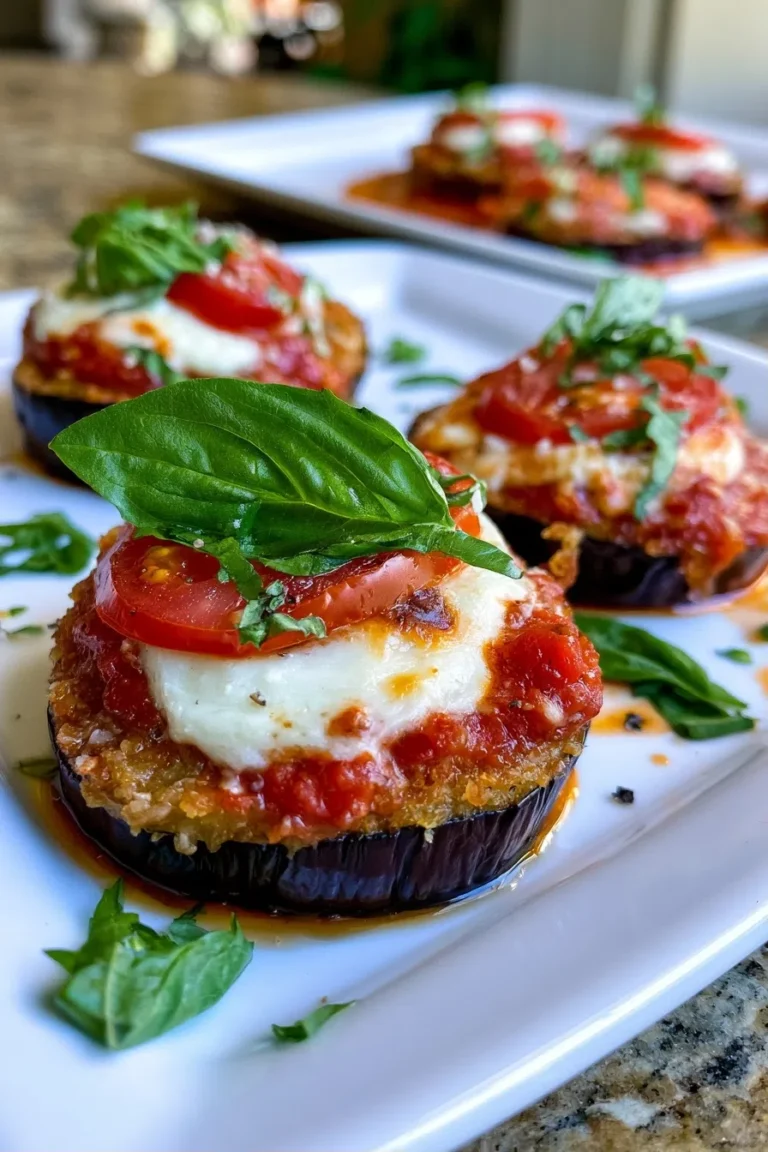 Healthier Eggplant Parmesan High Protein Vegetarian