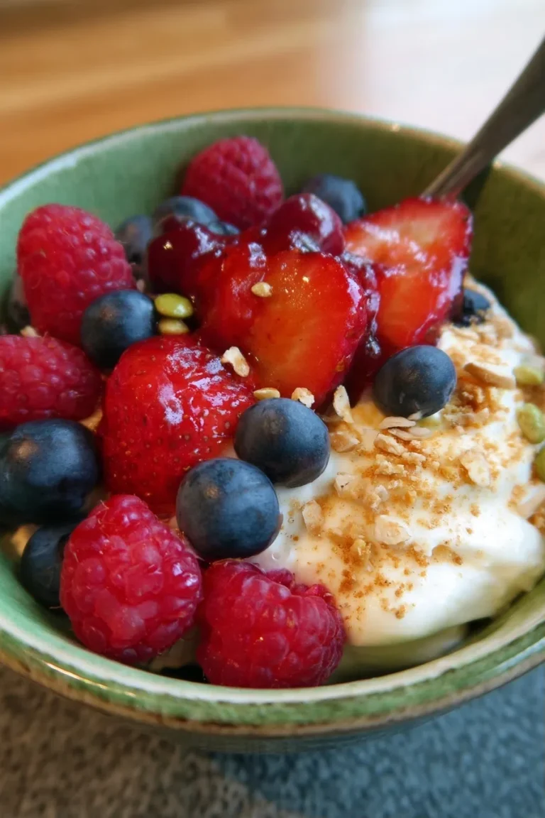 High Protein Cottage Cheese Bowl (Sweet & Crunchy) Recipe