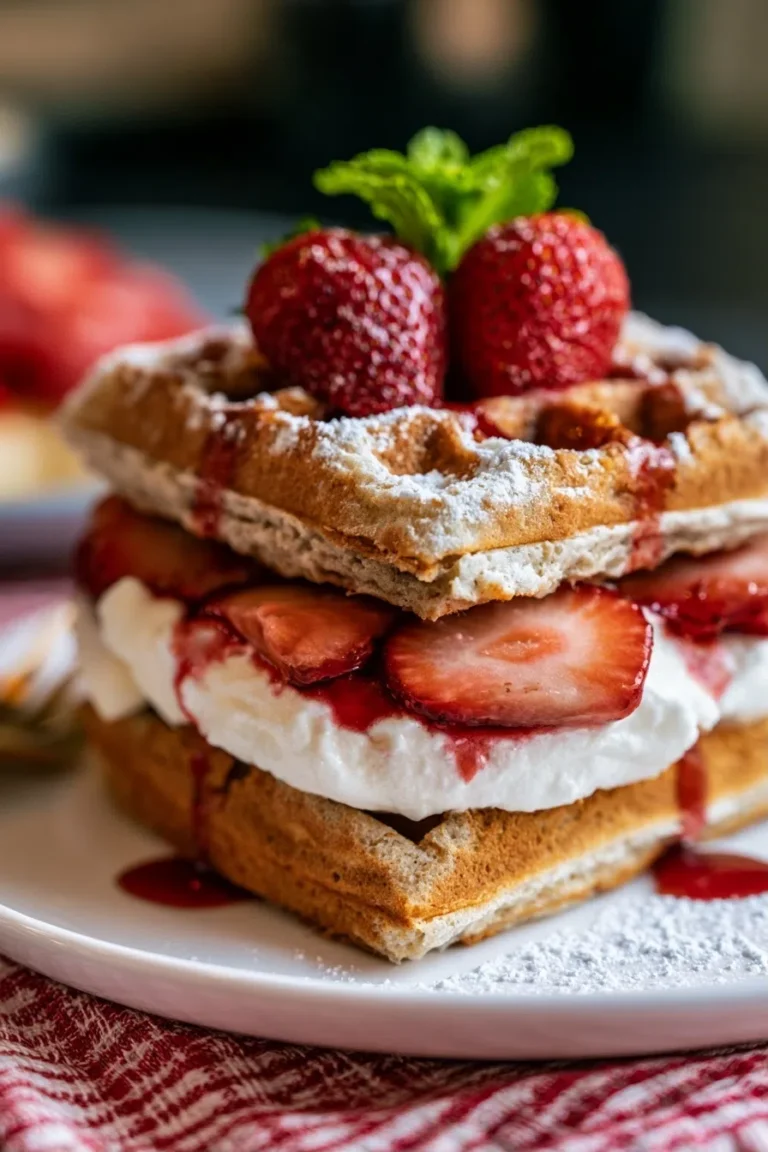 High Protein Waffle Sandwich