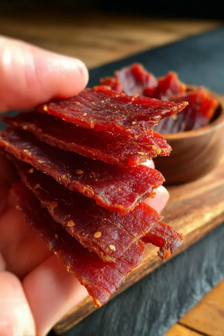 Homemade Turkey Jerky High Protein Snack