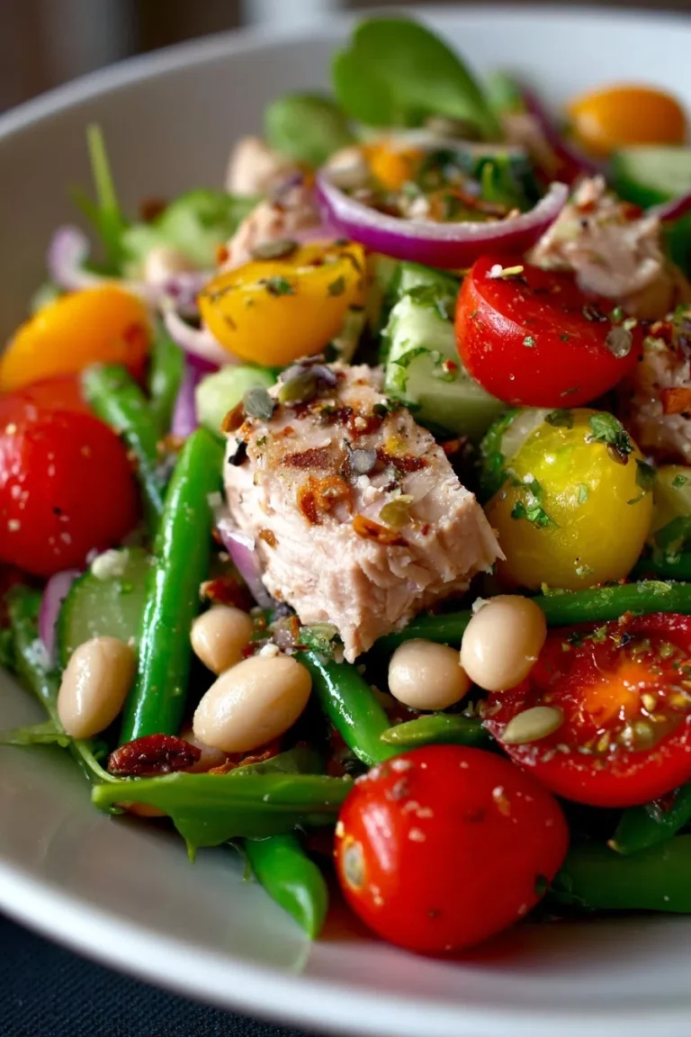 Mediterranean Tuna & White Bean Salad