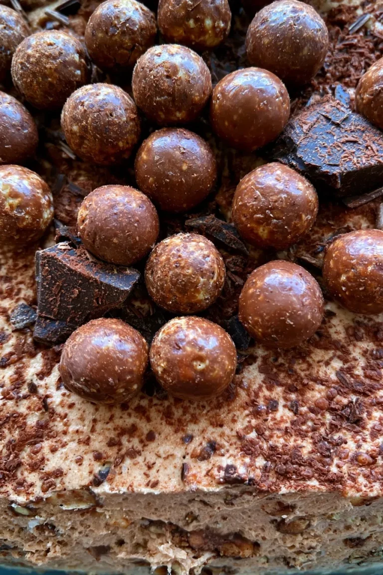 No-Bake Chocolate Malteser Cheesecake