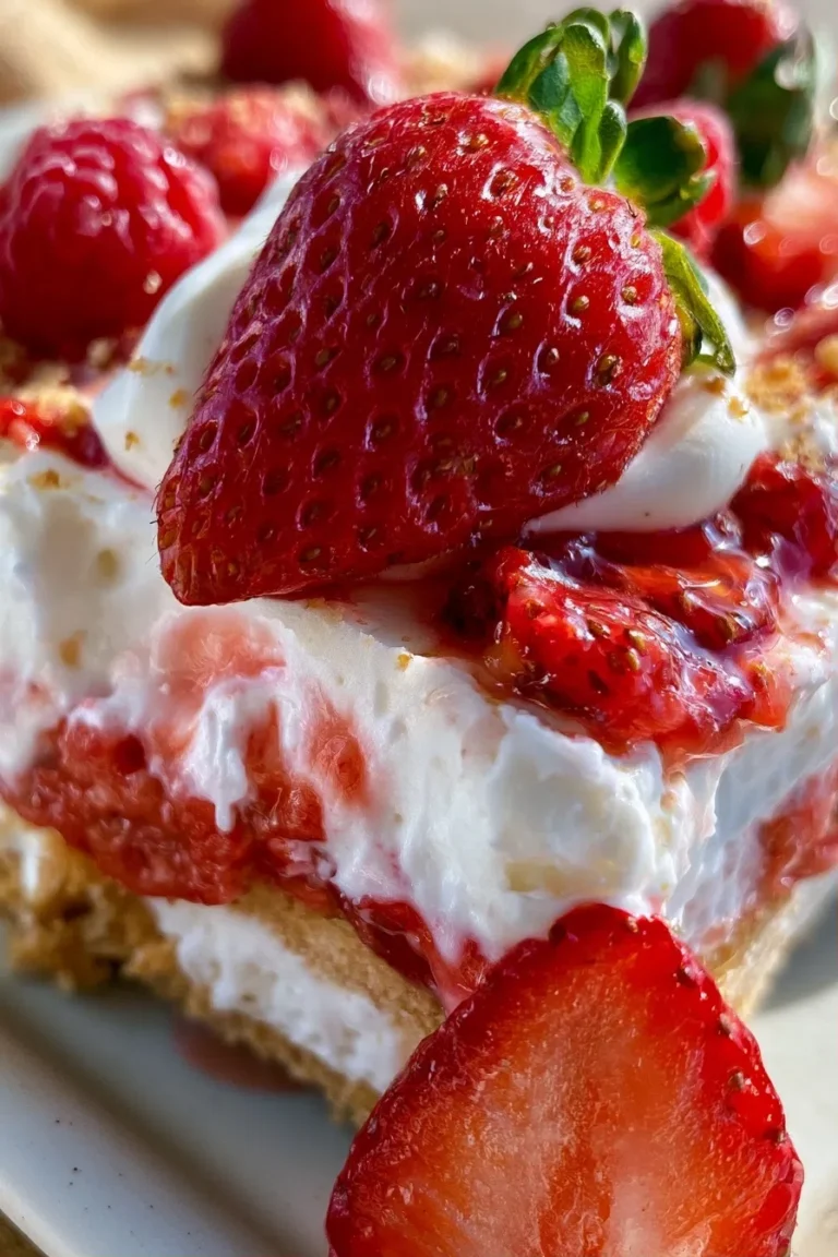 No-Bake Strawberry Delight Recipe