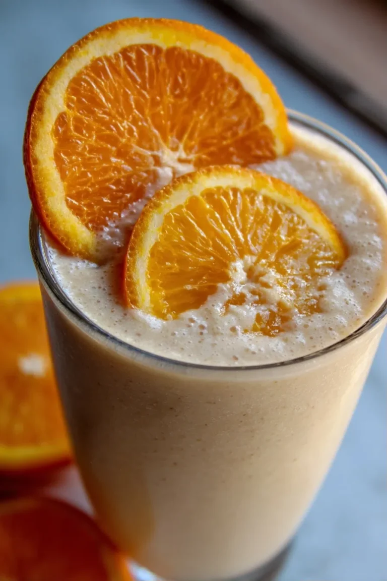 Orange Creamsicle Protein Smoothie – High Protein Citrus