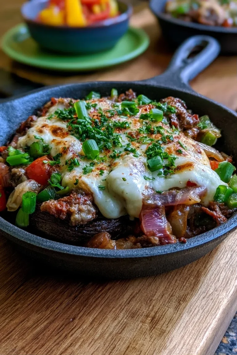 Philly Cheesesteak Skillet Recipe – High Protein Low Carb