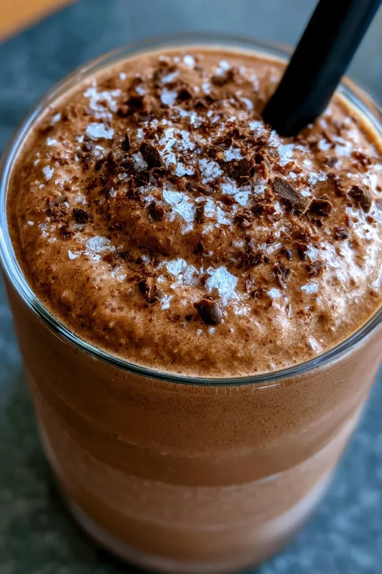 Salted Caramel Mocha Protein Shake Recipe