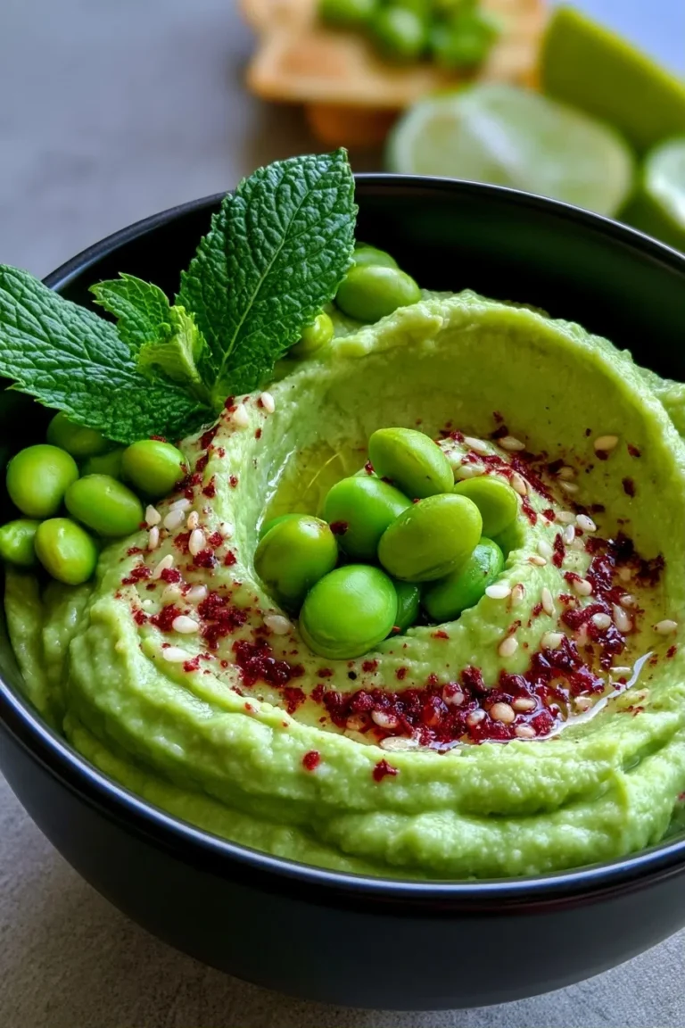 Sesame Ginger Edamame Hummus – High Protein Vegan Dip