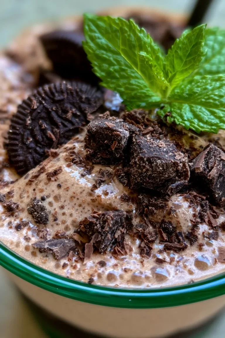 Thin Mint Protein Shake