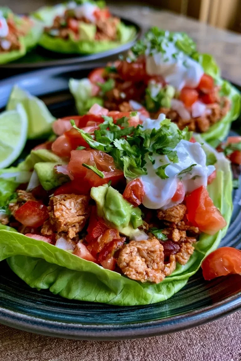 Turkey Taco Lettuce Wraps – Low Carb Lunch