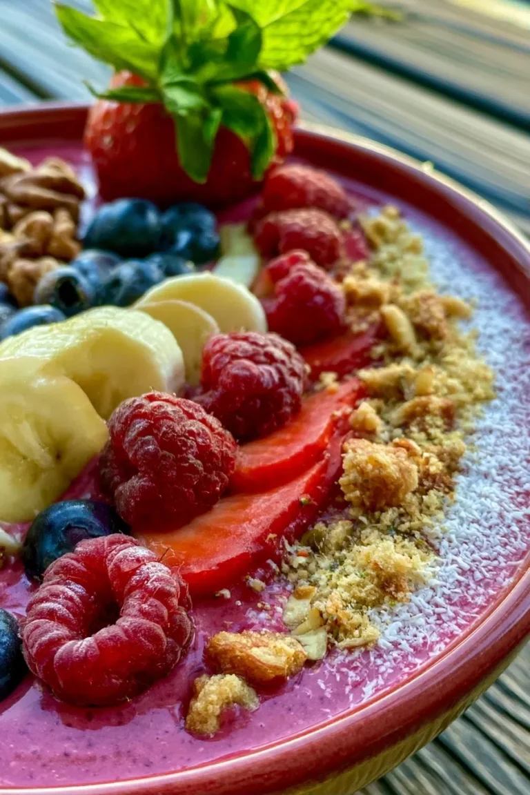 Vegan Protein Smoothie Bowl – High Protein Breakfast
