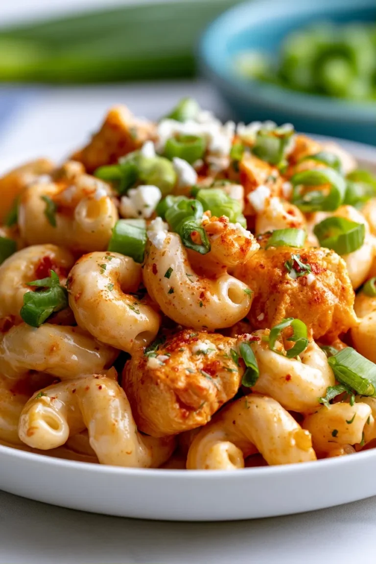 Buffalo Chicken Mac and Cheese | High-Protein Comfort