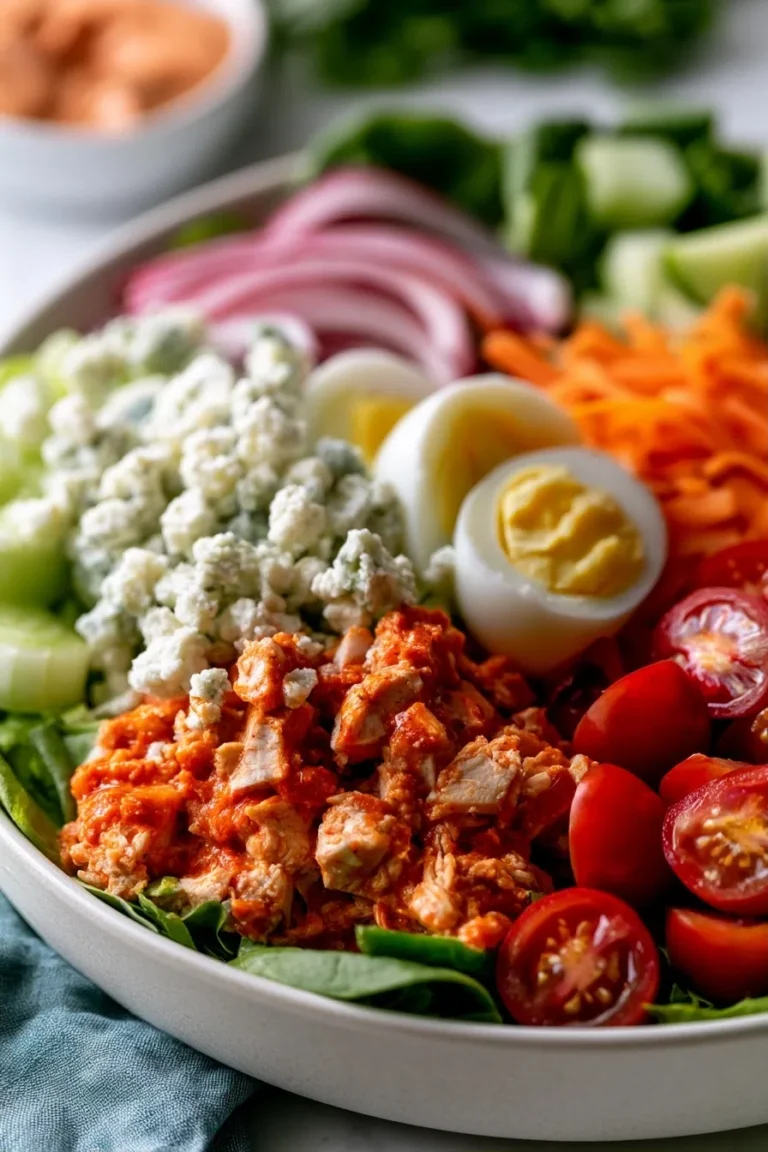 Buffalo Chicken Salad | High-Protein Lunch Idea