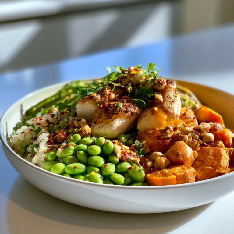 Chicken Sweet Potato Bowl | High-Protein Comfort Food