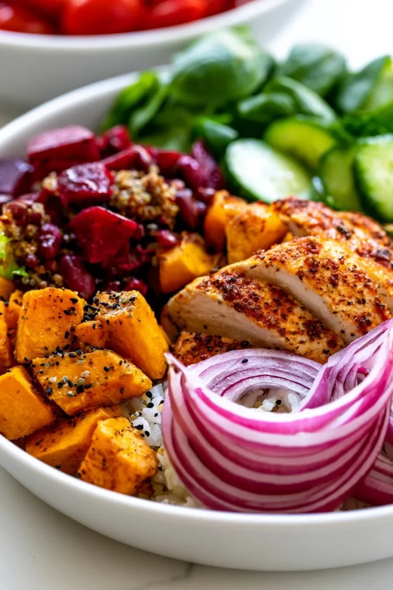 Chicken Sweet Potato Bowl | High-Protein Meal Prep