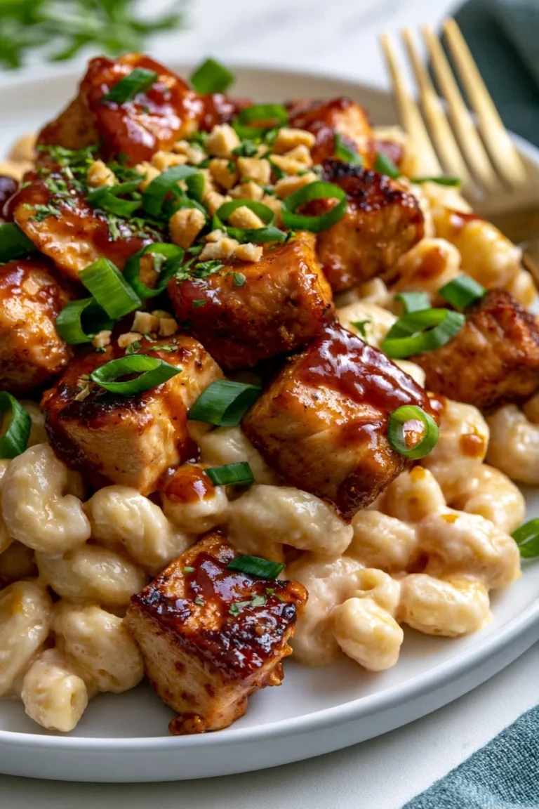 Honey BBQ Chicken Mac and Cheese | High-Protein Comfort