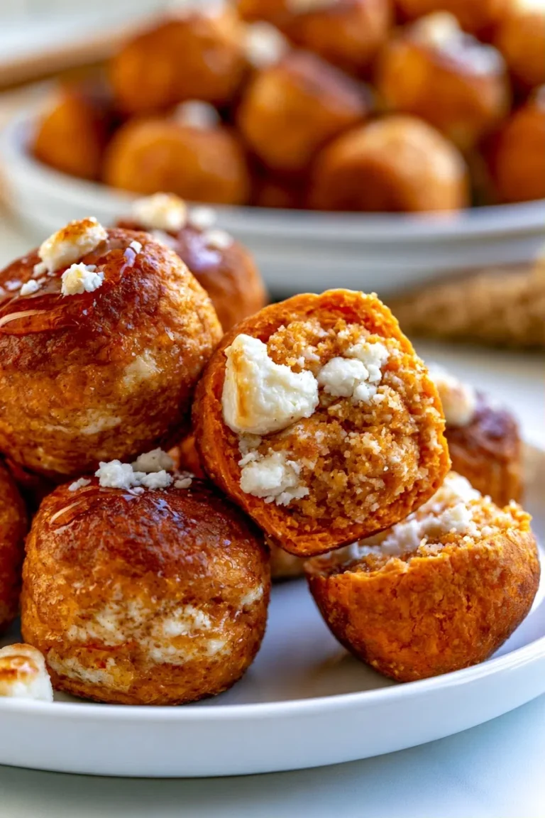 Honey Feta Sweet Potato Bites Recipe