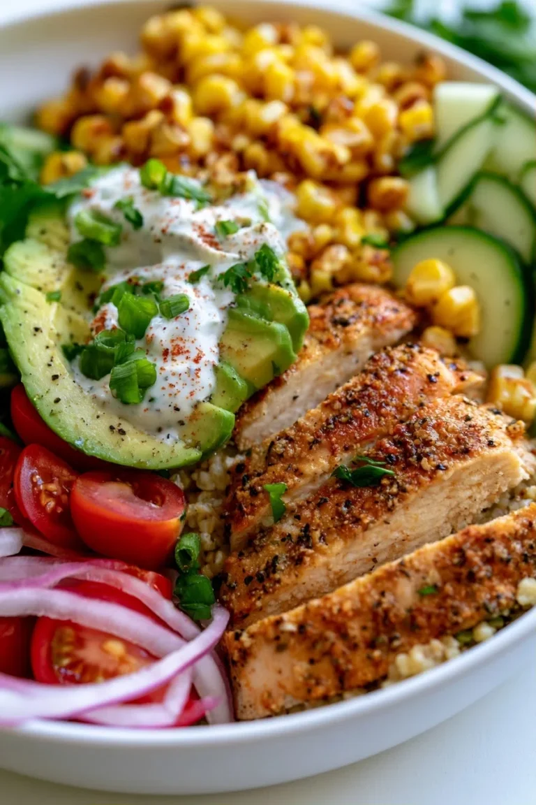 Street Corn Chicken Bowl