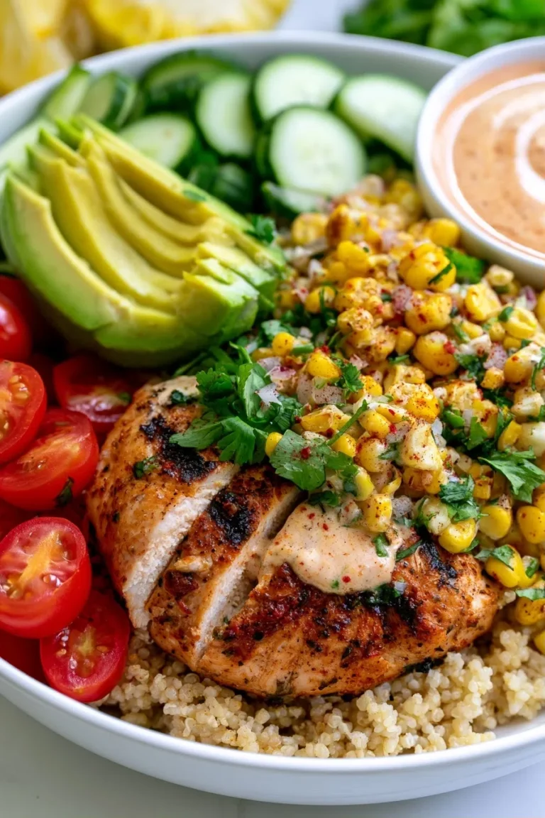 Street Corn Chicken Bowl