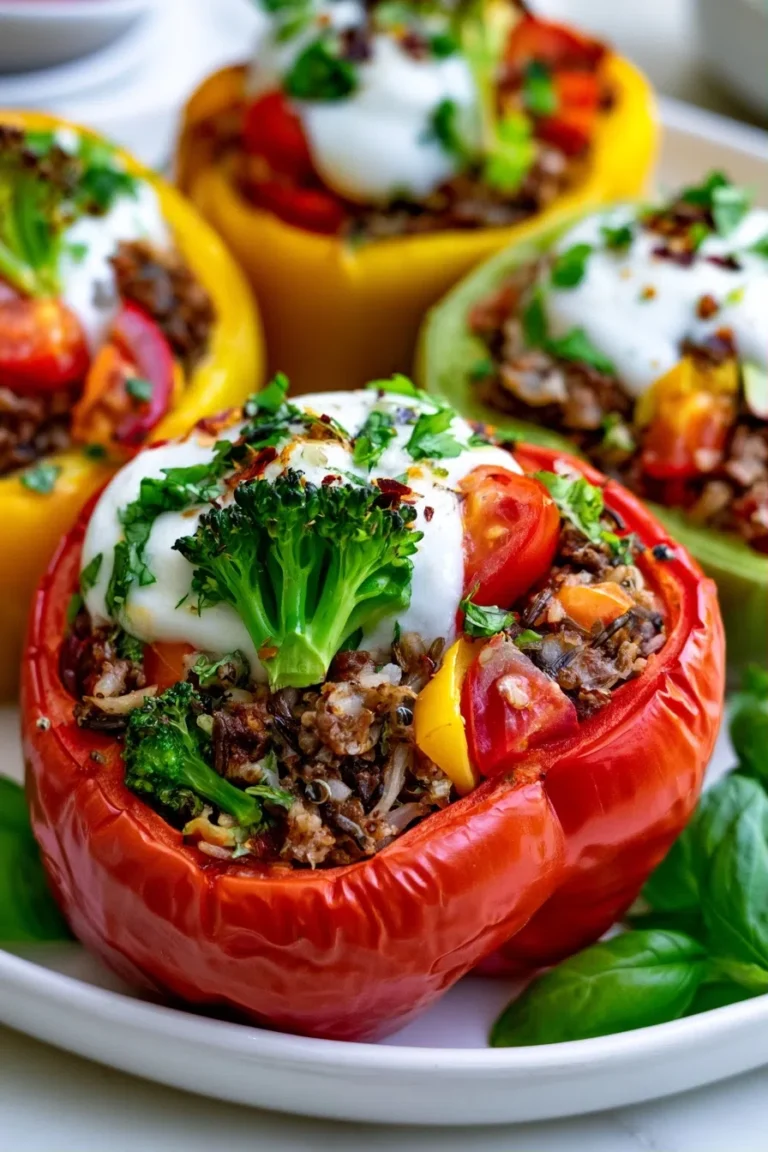 Stuffed Bell Peppers | High-Protein Meal Prep