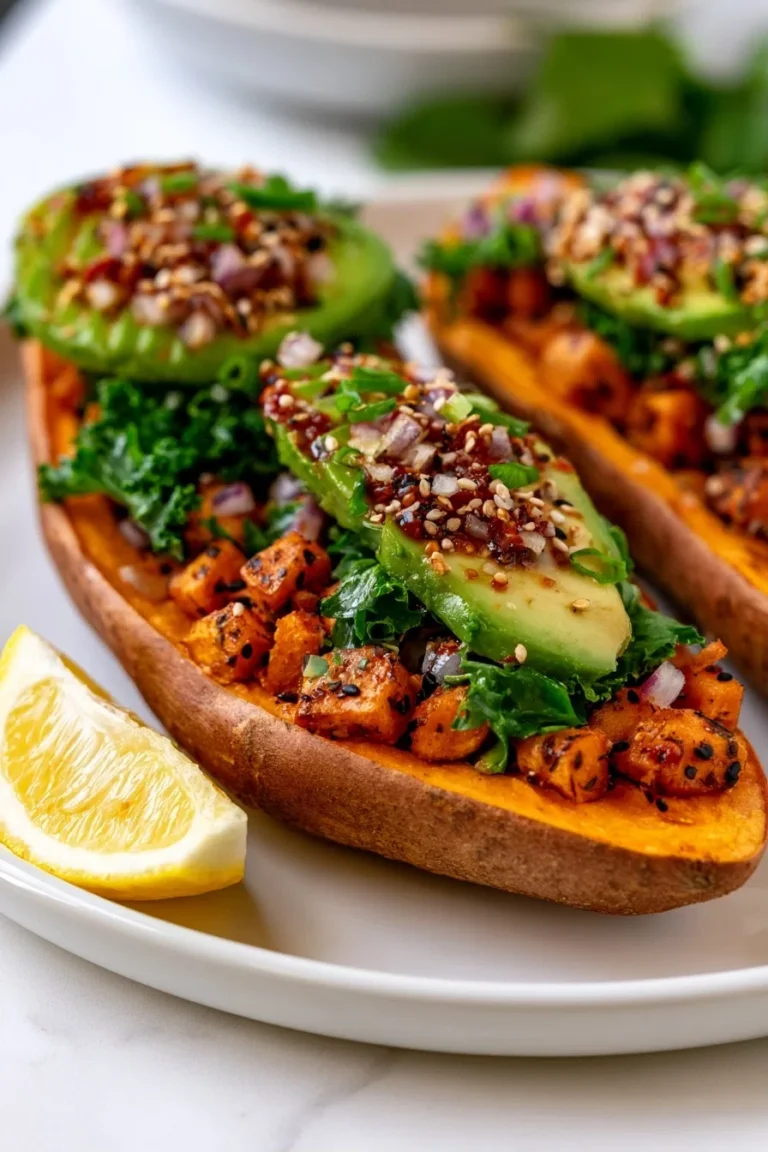 Sweet Potato Boats Meal Prep
