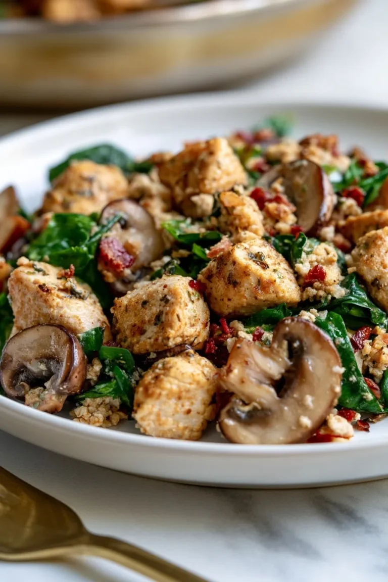 Turkey Spinach Skillet
